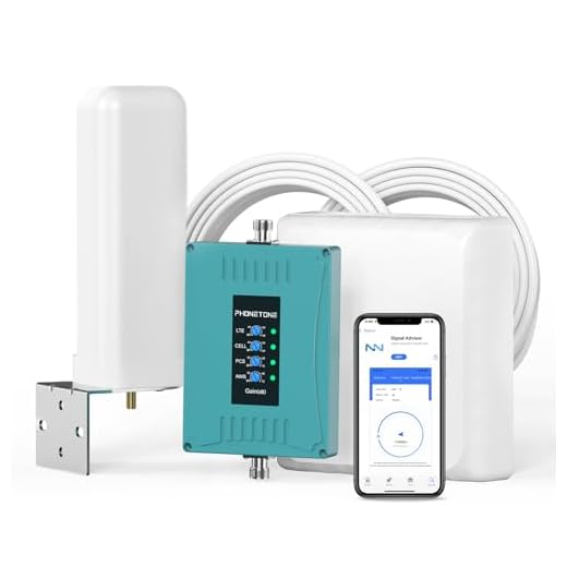 Cell Phone Booster for Home/RV/Metal Building,Cellular Signal Repeater Boosts 5G 4G LTE & 3G Signals on Band 2 4 5 12 13 and 17, Supports Verizon, AT&T, T-Mobile & More | FCC Approved