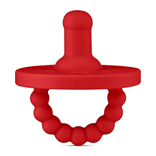 Image of Ryan & Rose Cutie PAT Pacifier Teether (Stage 2, Red)