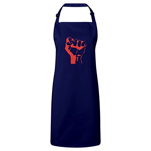Tablier cuisine poing serré résistant motif parti communiste rébellion militant