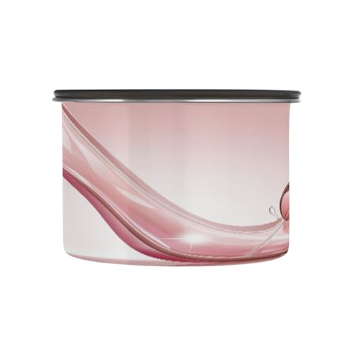 Envase hermético para café ATTX 500ml acero inoxidable rosa