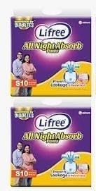 COMPATIBLE WITH LIFREE S10 adult Diapers pants ALL NIGHT ABSORB Unisex, MEDIUM, M size 30 Pieces, Waist size- 30-41 Inches, (Pack of 2) up to 8 HOURS ABSORBENT-image-42
