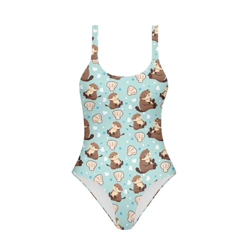 Jndtueit Teen Girls One Piece Bathing Suit Full Coverage Swimsuit Sports Scoop Neck Sleeveless Swimwear for Summer Beach