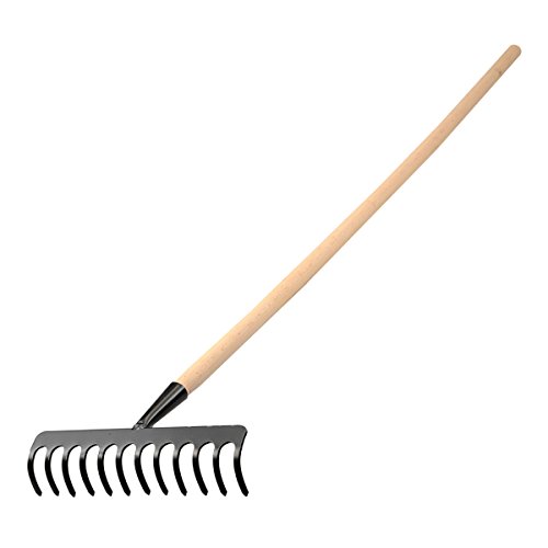 Preisvergleich Produktbild Rechen mit Stiel Harke Laubrechen Gartengerät