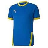 PUMA Kinder teamGOAL 23 Jersey jr Trikot, Electric Blue Lemonade-Cyber Yellow, 140
