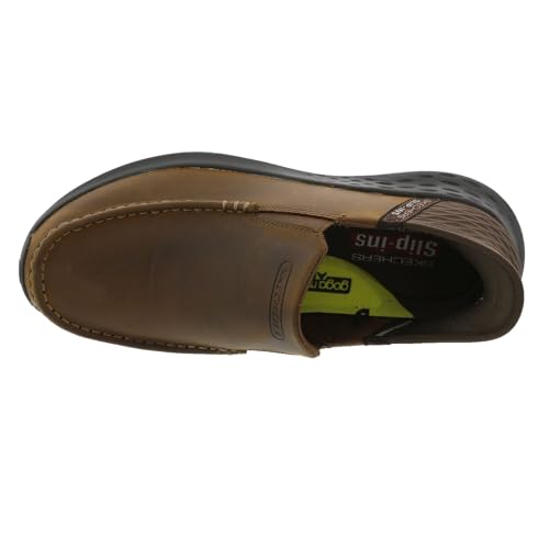 Image of Skechers Men's Moc Toe Leather Slip-ins Parson - Oswin Loafer