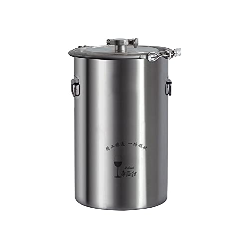 60L 316 stainless steel domestic small fermenter, wine storage tank, sealed tank, wine distillation and fermentation container (316 without tap)