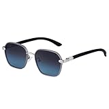 PROTECTION UV400 DE HAUTE QUALITÉ : Les lunettes de soleil élégantes sont fabriquées avec un matériau de monture de haute qualité, des charnières en PC solides, une protection 100 % UV400 contre les rayons UVA/UVB nocifs, tous les détails vous assurant une utilisation longue durée.