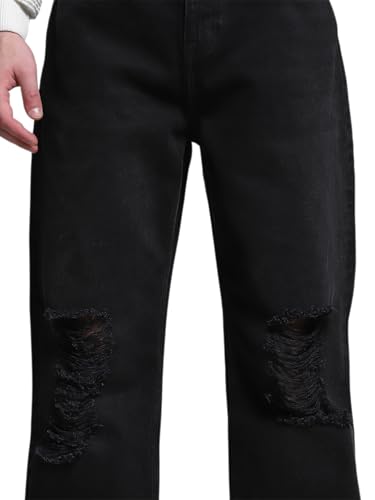 Image of JACK & JONES Men's High Rise Loose Fit Jeans