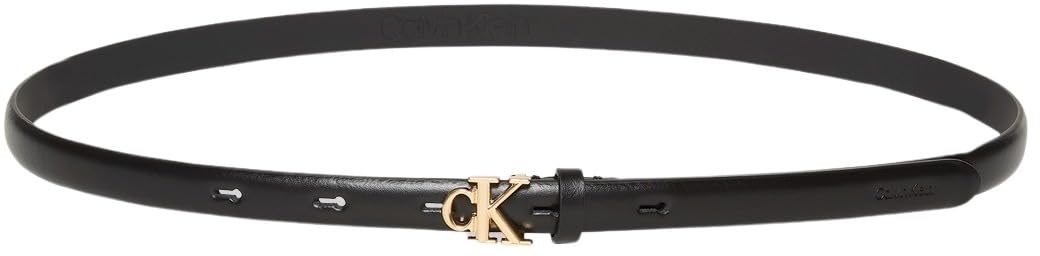 Calvin Klein Damen Ck Buckle 15mm Fixed Belt Lv04f7055g Gürtel (1er Pack)