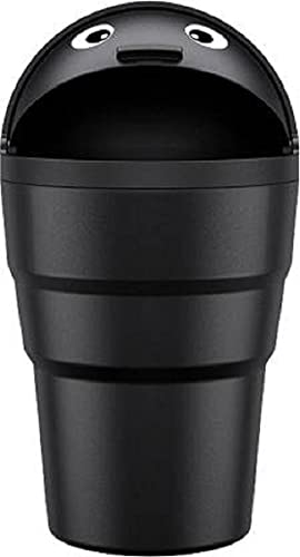 Image of TANTRA Mini Car Trash Bin Can Holder Dustbin Black