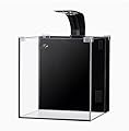 Back Filter Fish Tank with LED Light - Compact Silent Aquarium, All-in-One Filtration for Desktop Decor (25 * 25 * 25CM)