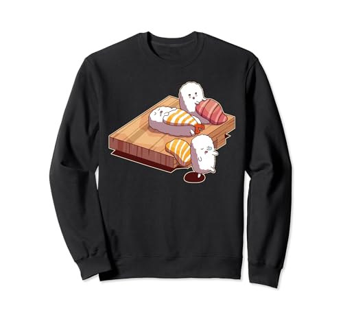 Kawaii Sleeping Sushi Japanese Foodie Cute Anime Cuisine Sweatshirt
