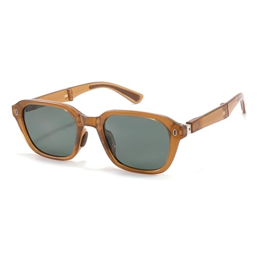 J&L Glasses Polarized Folding Sunglasses Women Men Square Sunglasses Foldable Sunglasses UV400 Protection2