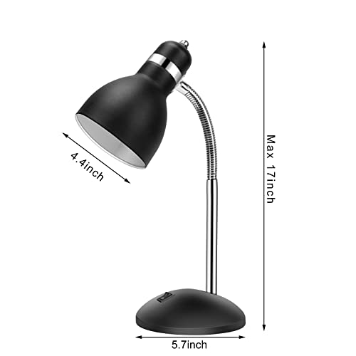 Linnmon Table Lamp, Small Desk Lamp With Flexible Gooseneck, Adjustable Study Lamp With On/Off Switch, Nightstand Lamp For Dorm Room, Bedroom, Classroom, College #TOP3