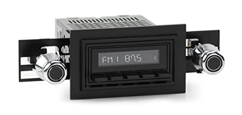 RetroRadio Compatible with 1968-79 Ford F-Series Truck with Deluxe 8-Track Factory Radio Features Include Bluetooth, AUX, AM/FM LAB-M1-221-55P-75PF2 RetroRadio Compatible with 1968-79 Ford F-Series Truck with Deluxe 8-Track Factory Radio Features Include Bluetooth, AUX, AM/FM LAB-M1-221-55P-75PF2