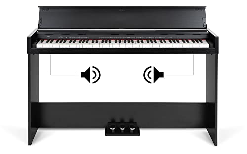 FunKey DP-1088 SM Piano numérique noir mat - Les Beatles, Paul McCartney, John Lennon, RIngo Starr, George Harrison FunKey DP-1088 SM Piano numérique noir mat – Image 5