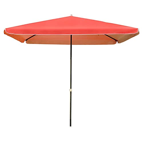 Parasol de jardín para exterior y patio rectangular regulable en altura 250 cm