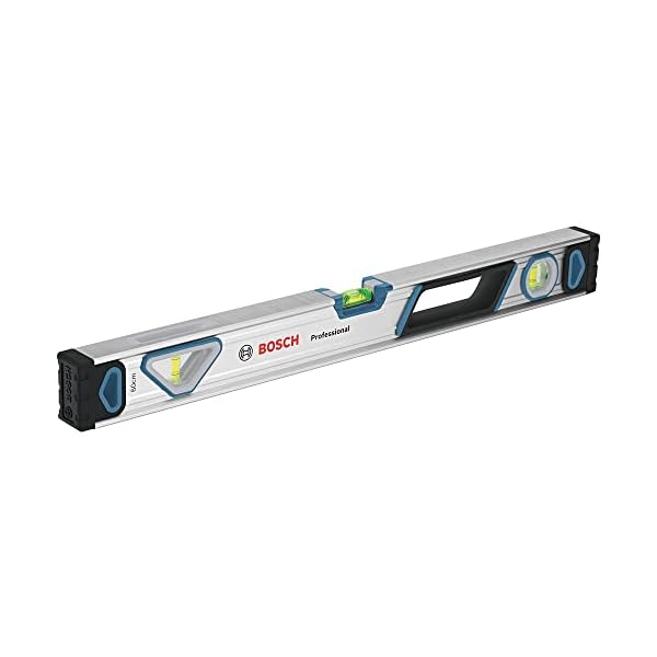 Bosch Professional Wasserwaage 60 cm (Rundum Ablesbar, Aluminium Gehäuse, Robuste Endkappen, in Blister)