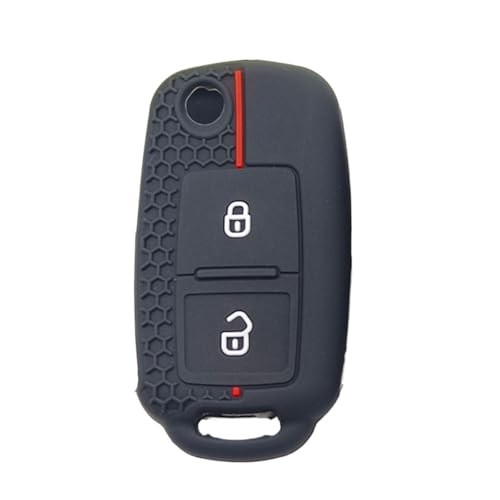 Étui silicone clé VW Polo Golf 4 5 6 Amarok télécommande 2 boutons