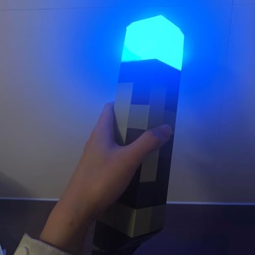 Lampe torche avec support mural, veilleuse LED de 28 cm, veilleuse 4 couleurs, rechargeable par USB pour lampe de chevet, lampe de table portable et murale,...