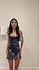 Women's Celestial Mini Dress, Glitter Butterfly Su... #1