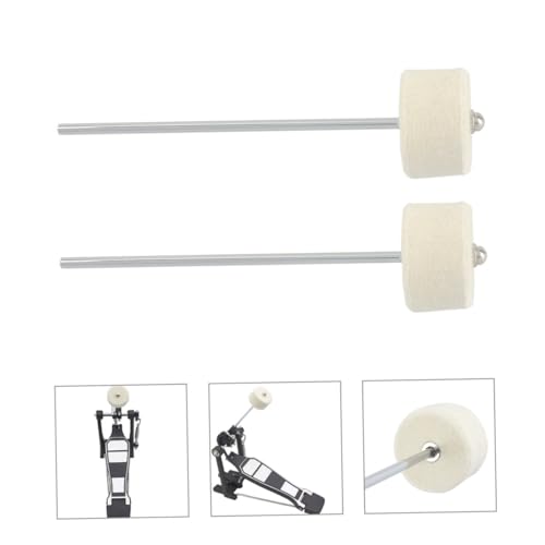 2 piezas pedal simple electrónico para batería miniatura 3