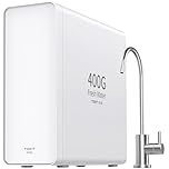 TOKIT U1 SE Reverse Osmosis System, Tankless Reverse Osmosis Water Filter, NSF/ANSI 58, Under Sink Water Filter RO System with Faucet,400 GPD 2:1 Pure to Drain,Reduces TDS