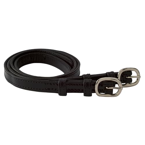 Kincade Leather Spur Straps, Black, Childs