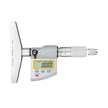 Level 0-100mm Digital Depth Micrometer 0.001mm Electronic Depth Micrometer Base Machinist Mico Gauge Deep Micrometer
