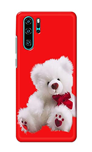 Image of PRINTFIDAA Teddy Bear Love Romantic Valentines Day Dumbo Printed Designer Hard Back Case Cover for Huawei P30 Pro,VOG-L29, VOG-L09, VOG-L04, VOG-AL00, VOG-AL10 -(SS) MVN1001