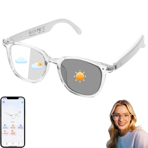Image of AI Smart Glasses with Real-Time Translation and Bluetooth Audio
