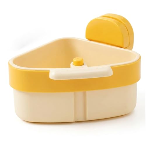 Colador para fregadero de cocina plástico amarillo