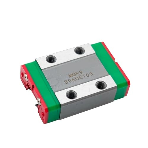 Guide linéaire miniature MGN9R à faible friction, rail 40mm et chariot pour mouvement fluide