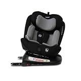 Nania - Seggiolino auto Como girevole a 360° - Taglia I 40-150 cm - Aggiornabile dalla nascita a circa 12 anni - Gruppo 0+/1/2/3 - Attacchi Isofix - Protezioni laterali