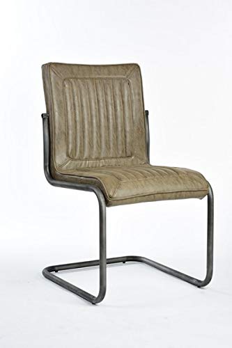 Way Home Store Tommy - Silla industrial de comedor de piel sintética vintage, industrial, salón Loft Cover