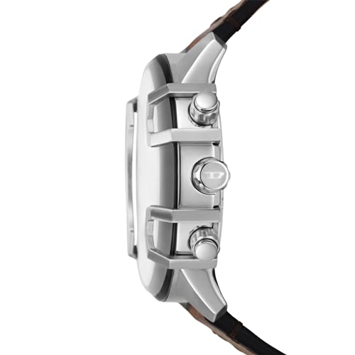 Diesel Griffed Men's Watch with Stainless Steel, Leather, or Silicone Band; 48mm or 42mm Chronograph