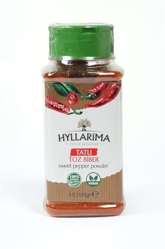 Hyllarima Sweet Pepper Powder | 100g (3.5 oz) | 100% Natural & Pure | Mediterranean Spice image 2