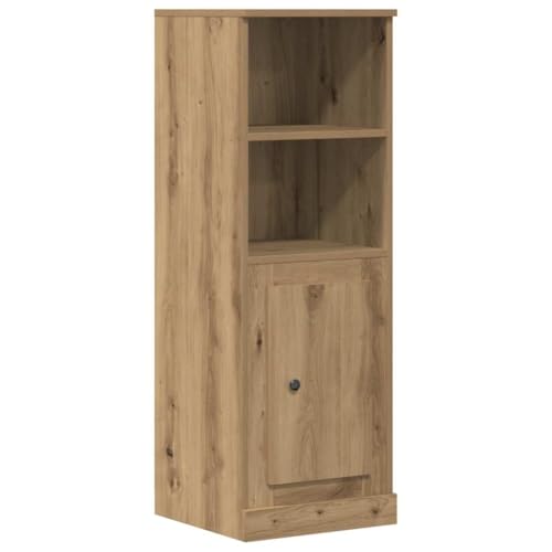 vidaXL Highboard, Sideboard mit Stauraum, Kommode Anrichte für Wohnzimmer, Schrank Mehrzweckschrank Beistellschrank, Artisan-Eiche Holzwerkstoff