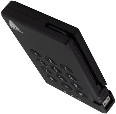 Apricorn 1TB Aegis Padlock USB 3.0 256-bit AES XTS Hardware Encrypted Portable External Hard Drive (A25-3PL256-1000) - 4