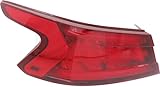 Go-Parts - Tail Light Assembly for Nissan Maxima 2016-2018, Left (Driver), Outer, Replacement 2017