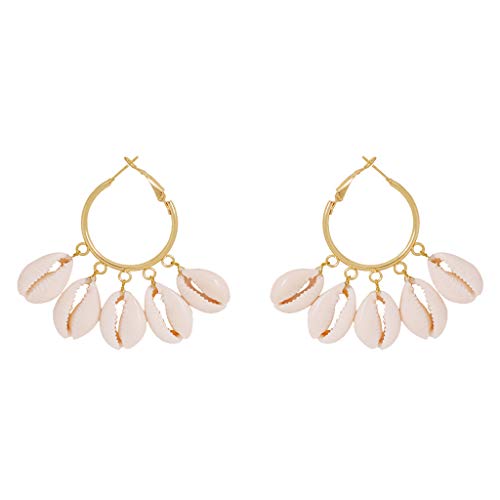 Preisvergleich Produktbild UINGKID Damen Ohrringe Mode Ohrstecker Arbeiten Sie eleganten böhmischen Metalloberteil-geometrischen runden Ohrring-Schmuck um