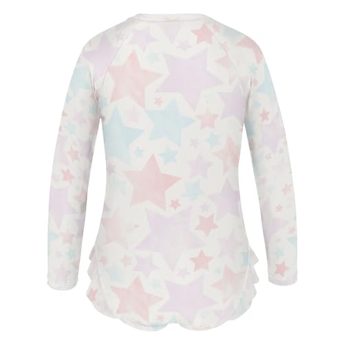 Splash Star Girls Swimsuit One Piece Rash Guard Girls' Swimwear Long Sleeve Swimsuits for Girl Size 3-12T3
