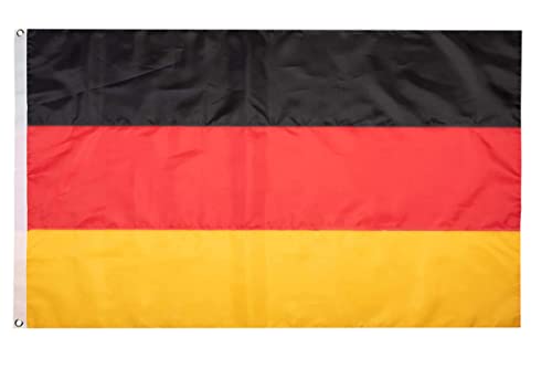Deutschland Fanartikel, Schwarz Rot Gold, Europameisterschaft Fußball EM 2024 (Fahne)