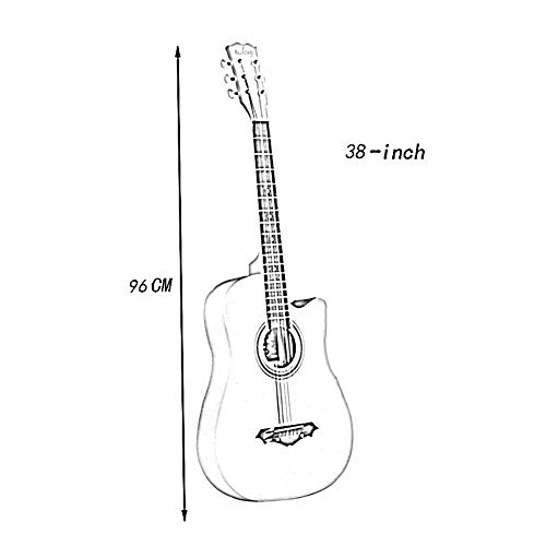 Guitare pour enfants, guitare acoustique 38 pouces Débutant Ballad Guitar Son réglable Mâle et femelle Pratique avec sac… - Les Beatles, Paul McCartney, John Lennon, RIngo Starr, George Harrison Guitare pour enfants, guitare acoustique 38 pouces Débutant Ballad Guitar Son réglable Mâle et femelle Pratique avec sac… – Image 7