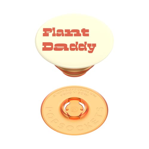 Image of PopSockets Adhesive Phone Grip, Holder, Phone Stand, Orange - Plant Daddy