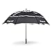 Titleist StaDry Double Canopy Umbrella, Black/White