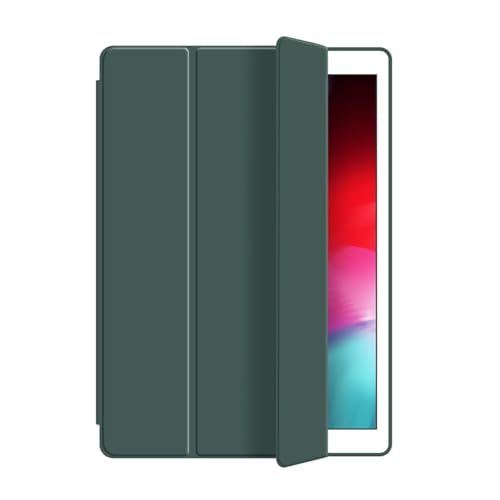Coque Lenovo Tab P11 anti-rayures étui pliable vert foncé