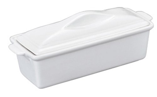 EBM Ceramic White Terrine, Large