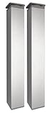 Design moderne : Le lot de pieds ONDEE en inox chrome apporte une touche contemporaine à vos meubles, s'intégrant parfaitement dans divers styles d'intérieur, du minimaliste au chic industriel, tout en offrant une esthétique élégante et raffinée pour vos projets de décoration.