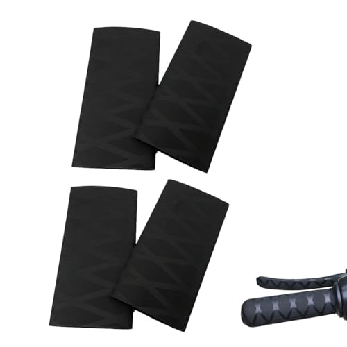 JEYORZY 4 Piezas PuñOs Moto,Manguito de Manijas de Motocicleta TermorretráCtil Antideslizante, Compatible con Las Manijas EléCtricas,EmpuñAduras Universales para Motocicleta Scooter